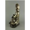 Image 2 : Qing Period Chinese Silver Guanyin Figure