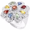 Image 2 : Natural Multi Color Sapphire Ring