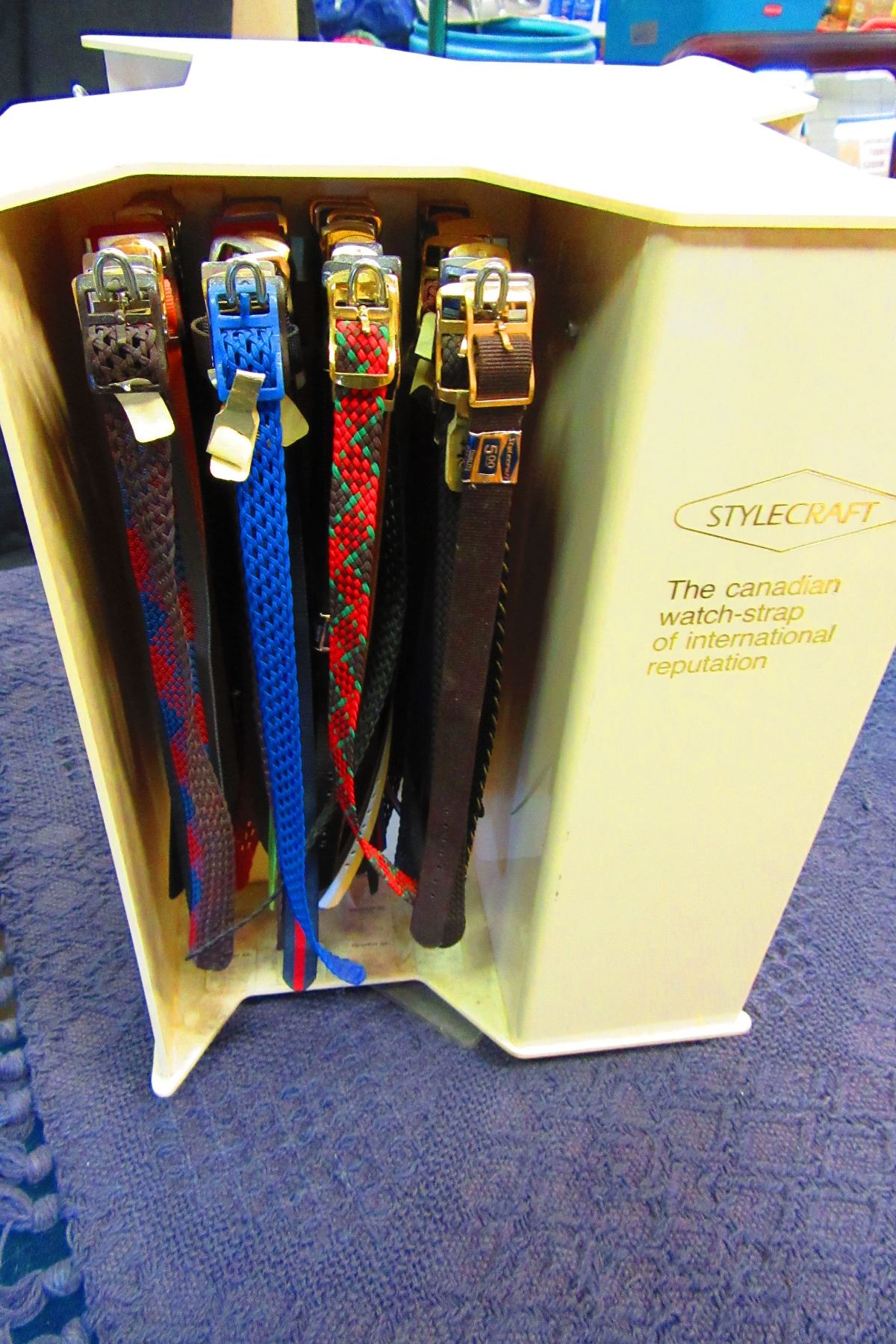 DISPLAY RACK WITH NEW WATCH STRAPS (ASSORTED