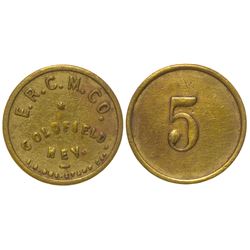 E.R.C.M. Co. Token (Goldfield, Nevada)