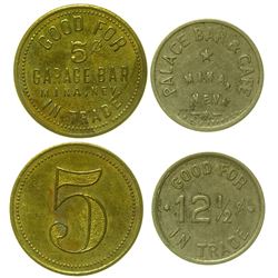 Two Mina, Nevada Bar Tokens