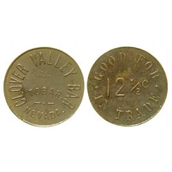 Clover Valley Bar Token (Tobar, Nevada)