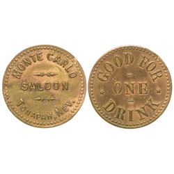 Monte Carlo Saloon Token (Tonopah, Nevada)