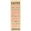 Easter Sunrise Services Broadside (Pacific Electric Railway)