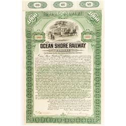 Ocean Shore Railway Rare Bond, 1905