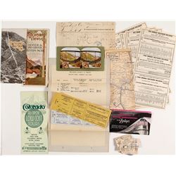 Colorado Railroad Tickets & Ephemera