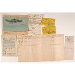 Comstock Railroad Ephemera