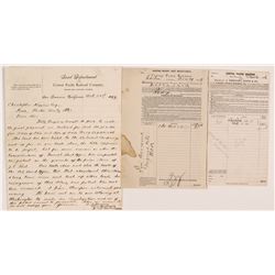 Central Pacific Railroad in Nevada Ephemera
