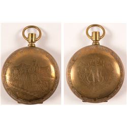 Railroad Pocket Watch Case