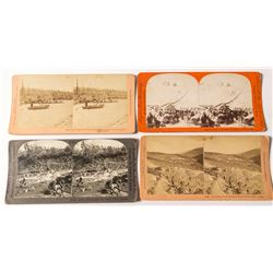 Four Good Klondike Gold Rush Stereoviews