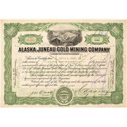 Alaska Juneau Gold Mining Co. Certificate