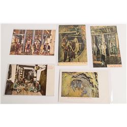 The Men of the Butte Mines Postcards