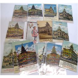 Sing Chong and Sing Fat Advertising Postcards