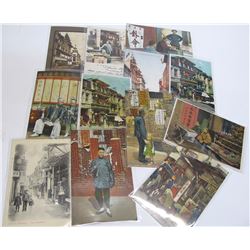 Twelve Chinatown Street Scenes Postcards