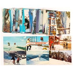 Skiing Around The World - Color RPC Postcard Collection