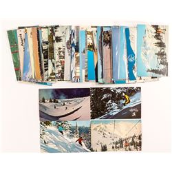 Skiing in the West Postcard Collection