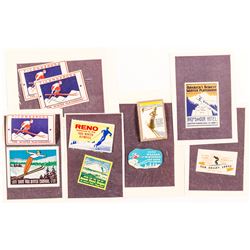 Skiing Stamps