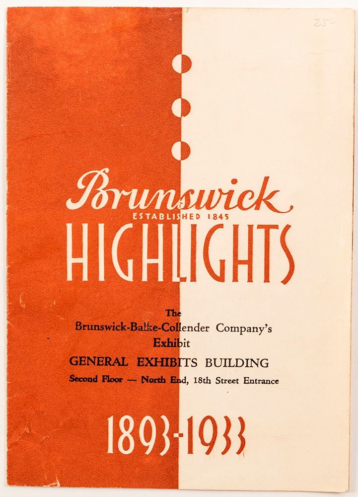 Vintage Brunswick Product Catalog