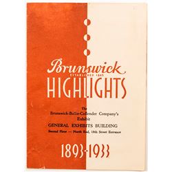 Vintage Brunswick Product Catalog
