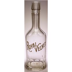 Royal Velvet Back Bar Bottle