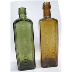 2  Pint Schiedam Schnapps Bottles