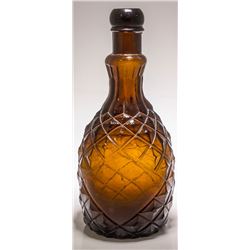 Dark Amber Pineapple Bottle