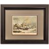 Image 1 : American Farm Scenes No.4 (Winter) (Nathaniel Currier Litho)
