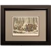 Image 1 : American Forest Scene, Currier & Ives Lithograph