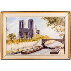 Notre Dame Painting