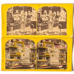 Two 1862 London Exposition Stereoviews