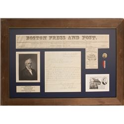 James Buchanan Signed Letter