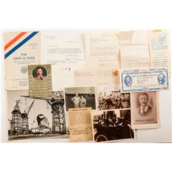 Presidential Ephemera Lot