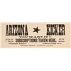 Image 1 : Tombstone, Arizona Newspaper Advertising Card