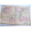 Image 1 : 1884 County and Township Map of Arizona and New Mexico