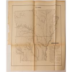 1855 Arkansas Map