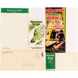 Richardson Springs Promo Items