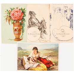 Fresno and Porterville CA Trade Cards