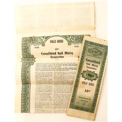 Two Hollywood Prop Gold Bonds