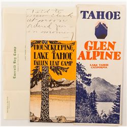 Lake Tahoe Ephemera Group