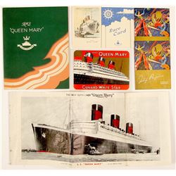 R.M.S. Queen Mary Ephemera, 1930s-1960s