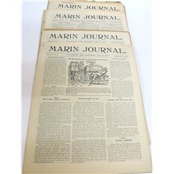 Marin Journal 1899-1900 21 Issues