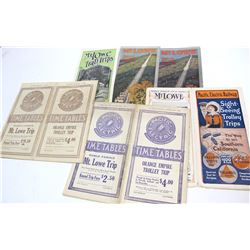 Mt. Lowe CA Ephemera