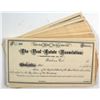 Image 1 : Real Estate Association Stock Certificates (100) (Petaluma, CA)