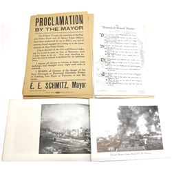 San Francisco Earthquake Ephemera