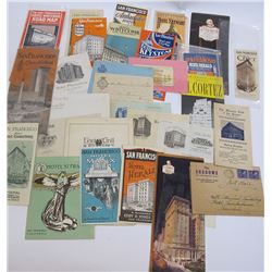 San Francisco Hotel Promotional File