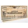 Image 1 : California Fertilizing Co. Stock Certificates (GT Brown Litho)