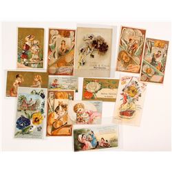 California & Western Trade Cards, c.1880-1890