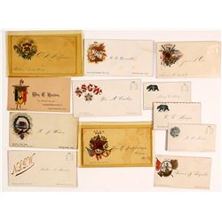 California Native Sons of the Golden West (NSGW) Cards plus Fireman's Card