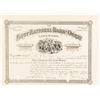 Image 1 : First National Bank of Ouray Stock Certificate, 1890, Mining Vignette