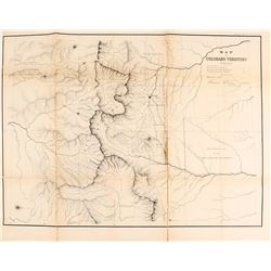 1862 Map of Colorado Territory